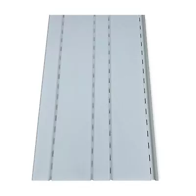 Mobile Home Rustique RIBB Vinyl Skirting White Vented 16  X 46  Panel (8 Pack) • $89.95