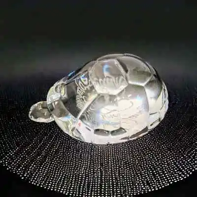 Rare Vintage Hadeland Of Norway Crystal Turtle Paperweight • $22.50