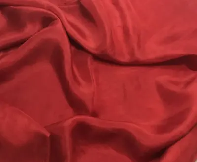 $11.99 • Buy Hand Dyed SCARLET RED China Silk HABOTAI Fabric