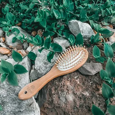 Eco-friendly Natural Bamboo Hair Brush Sustainable Vegan UK Based Products • £6.49