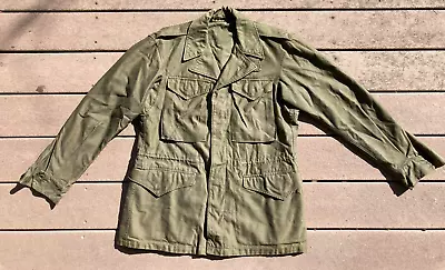 WW2 M1943 Field Jacket Military Field Gear Equipment 34R US Army Military M43 • $129.99