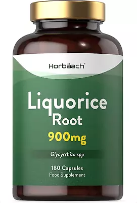 Liquorice Root Extract 900Mg | 180 Capsules | Pure Licorice Root Powder | For Me • £24.98