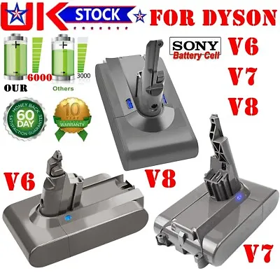 £12.98 • Buy 6.4 For Dyson V6 V7 V8 Absolute Fluffy Animal Replacement Vacuum Cleaner Battery