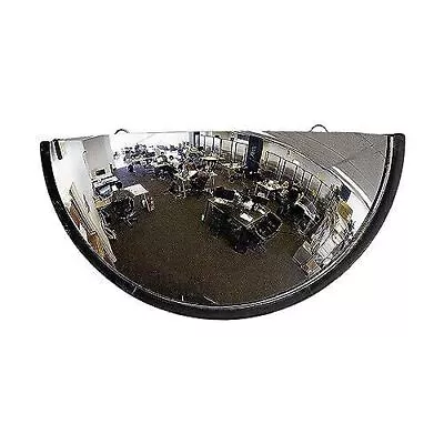 18” Acrylic Bubble Half Dome Mirror With Black Rim Round Indoor Security     • $40.51