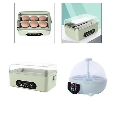 £29.50 • Buy Mini Egg Incubator Egg Turner Tray Hatching 6 Eggs For Duck Chicken Quail