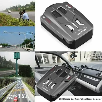 16 Band 360 Degree Car Trucker Speed Voice Alert Warning V9 Laser Radar Detector • $13.87