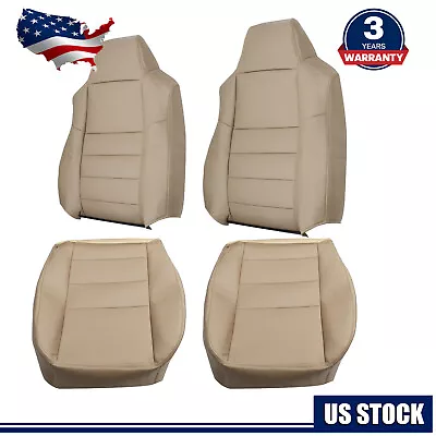 2002-2007 For Ford F250 F350 Super Duty Lariat Driver & Passenger Seat Cover Tan • $99.55