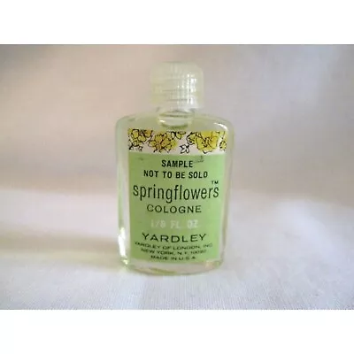 Vintage Spring Flowers Springflowers Cologne Sample Yardley 1/8 Fl Oz New Mini • $8.75