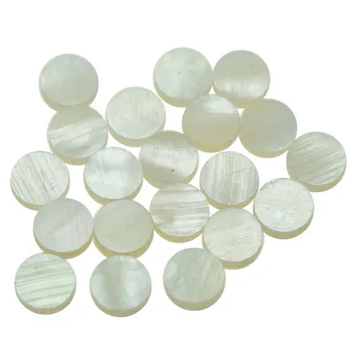 20pcs 6mm Natural White Mother Of Pearl Guitar Bass Inlay Fingerboard Fret Dots • $8.99