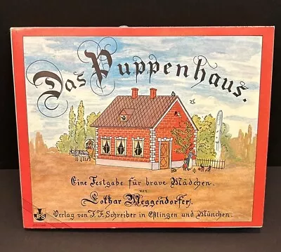 DAS PUPPENHAUS - Hardcover Book- Vintage German 3D Diorama Paper Dollhouse • $29.99