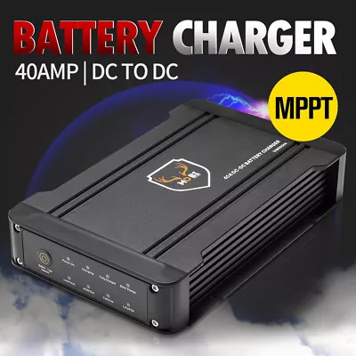 Mobi 40A 30A 20A DC To DC Battery Charger Solar MPPT 12V Lithium LifePO4 • $149.95