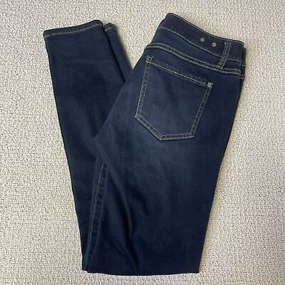 Cabi Size 4 Women's Jeans Dark Wash Tapered Leg  Blue Denim  Ladies 30 X 30 • $14.88