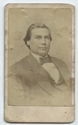 Rare CDV Civil War Soldier Indian Fighter Samuel McLean Pollock 6th Iowa Cavalry • $259.25