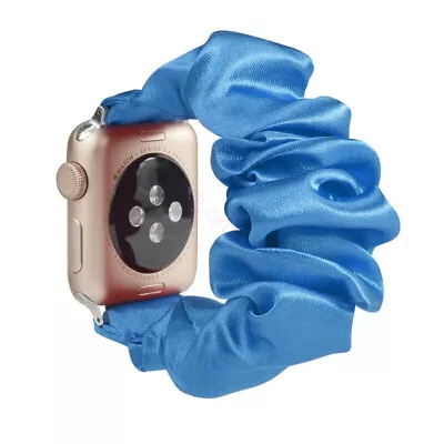 $18.04 • Buy For Apple Watch Band Series SE 6 5 4 3 2 Scrunchie Elastic IWatch 40 42 44 Strap