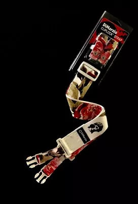 Dimarzio Polyphia Floral Muse Short Cliplock Guitar Strap White 2  Wide Dd2247s • $29.99