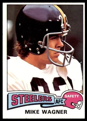 1975 Topps Mike Wagner Pittsburgh Steelers #153 • $4.50