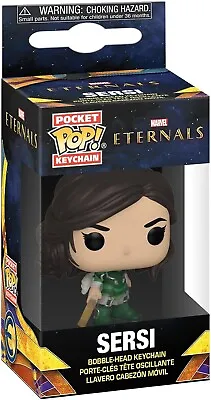 Funko POP! Keychain: Marvel Eternals / Sersi / Novelty Keyring / Mini Figure • £7.29