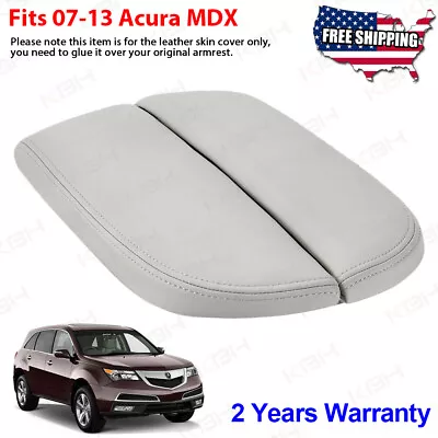 $23.99 • Buy Fits 2007-2013 Acura MDX Leather Center Console Lid Armrest Cover Taupe Gray