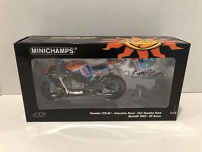 1:12 Minichamps 2007 Valentino Rossi #46 GP Assen Fiat Yamaha YZR-M1 122073096 • $189.98