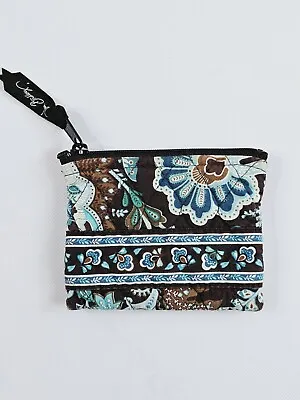 Vera Bradley Java Blue Small Zippered Coin Purse • $11.35