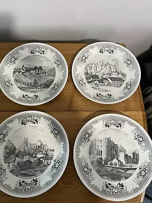 Set Of 4 Villeroy & Boch  Plates Le Grand Duche De Luxembourg -Wiltz  Larochette • $32.95