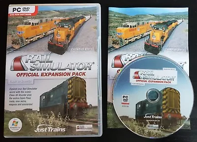 Rail Simulator Official Expansion Pack - PC DVD-ROM - Free Fast P&P! - Train • £6.95