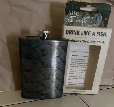 Montana Fly Company Mfc Stainless Steel Hip  Flask Tarpon • $22