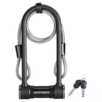 Level 5 14 Mm U-Lock Bicycle Lock With Looped Bike Security Cable • $31.46