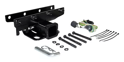 JEEP WRANGLER JK NEW TOW BAR MASTER KIT 1500kg 2  HITCH RECEIVER WIRING HARNESS • $295.43