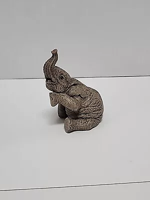 Marty Sculptures The HERD By Martha Carey Elephant Figurine PEANUT JR. #3138 • $12