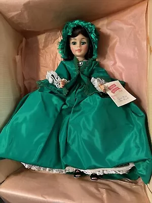 Madame Alexander 2292 Portrait Doll 21  Scarlett Green Taffeta Dress Arm Tag MIB • $69.95