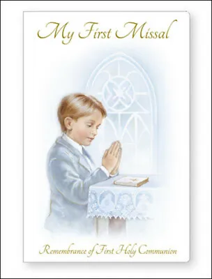 Boy's First Holy Communion My First Missal White Paper Back Religious Gift New • £3.25