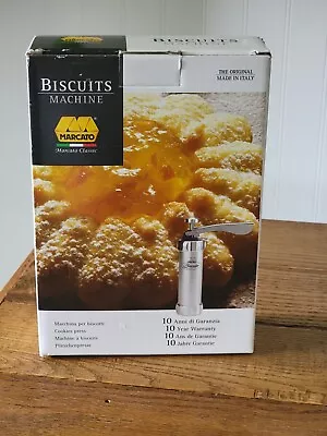 MARCATO THE ORIGINAL Biscuits Machine With 20 Different Discs Made In Italy • $22.99