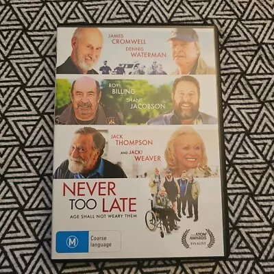 Never Too Late (DVD 2020) • $9.40