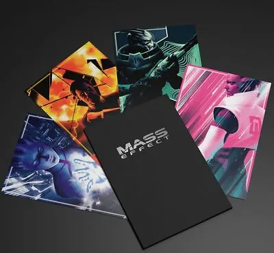 Mass Effect Lengendary Edition Aria Liara Illusive Man Garrus X4 Poster Prints • $209.99