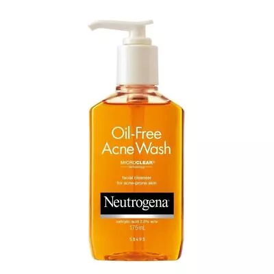 Neutrogena Oil Free Acne Wash For Acne Prone Skin With Salicylic Acid 175 Ml • $48.37
