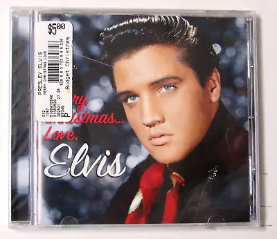 ELVIS PRESLEY Merry Christmas...Love (CD) NEW & SEALED W/ CRACKED CASE FREE SH • $5.94