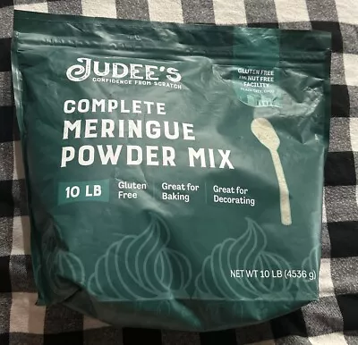 Judee’s ~ Complete Meringue Powder Mix ~ 10 Lbs ~ Sealed ~ Exp.10/2025 • $99.99