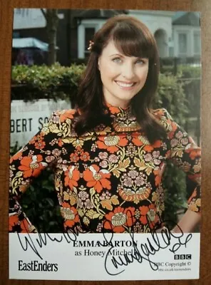 EMMA BARTON *Honey Mitchell* EASTENDERS HAND SIGNED AUTOGRAPH CAST PHOTO CARD • £6.99