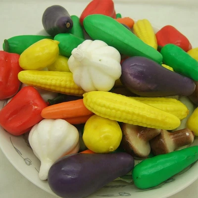 £6.33 • Buy 20Pc Artificial Vegetables Red Chili Corn Potato Model Kitchen Decoration