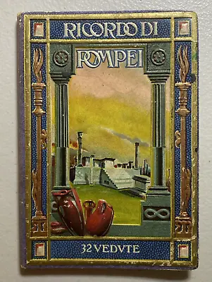 POMPEI Italy 32 Photos Vintage Fold-Out Book Of Views • $20