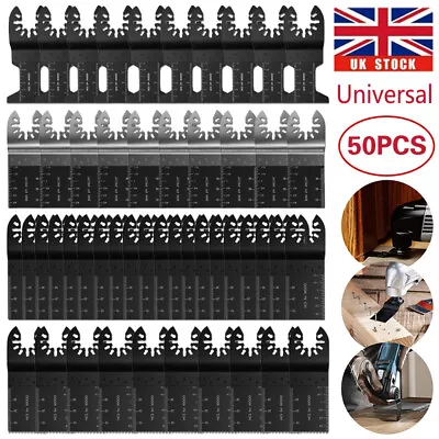 £21.99 • Buy 50pcs Oscillating Multi Tool Blade Saw Blades Wood Metal Cutter For Dewalt Fein