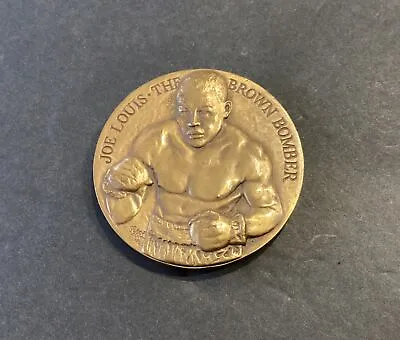 Joe Louis The Brown Bomber Vs Max Schmeling 1938 Boxing Match Bronze Medal • $100