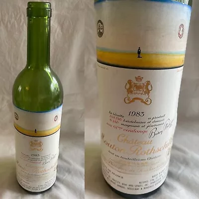 Chateau Mouton Rothschild Pauillac Rare 1983 Empty Collectable Wine Bottle (WA7) • $49.99