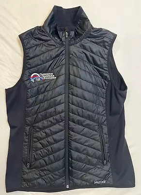 Marmot Women's Variant Vest Jacket Size XL Black With Patches • $39.99