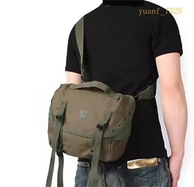 U.S.Vietnam War Combat Field M1961 Butt Pack Canvas Waist Bag WWII Replica Retro • $37.79