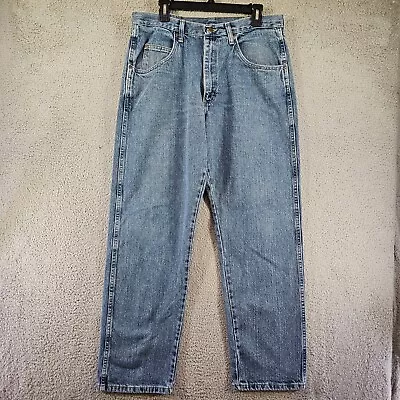 Wrangler Rugged Wear Jeans Mens 35x32 Denim Vintage • $24.95