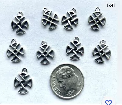 Vintage Sterling Silver Celtic Charms Pkg Of 9 • $20