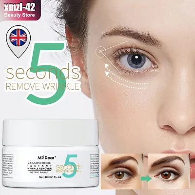 5 Seconds Wrinkle Remove Instant Face Cream Skin Tightening Anti-Aging Serum UK • £6.95