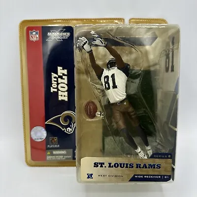 McFarlane's Sports Picks Series 8 Torry Holt St. Louis Rams NFL WR Figure NEW • $17.95